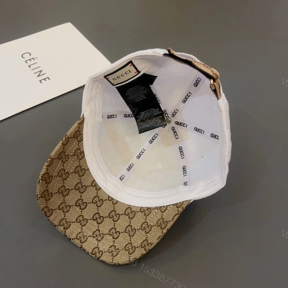 View 8 of Gucci Letter GG Canvas Baseball Cap White