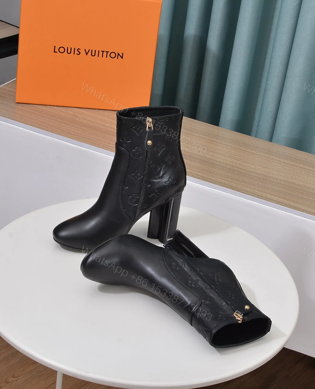 View 6 of LOUIS VUITTON SILHOUETTE ANKLE BOOT BLACK 1ADCLK