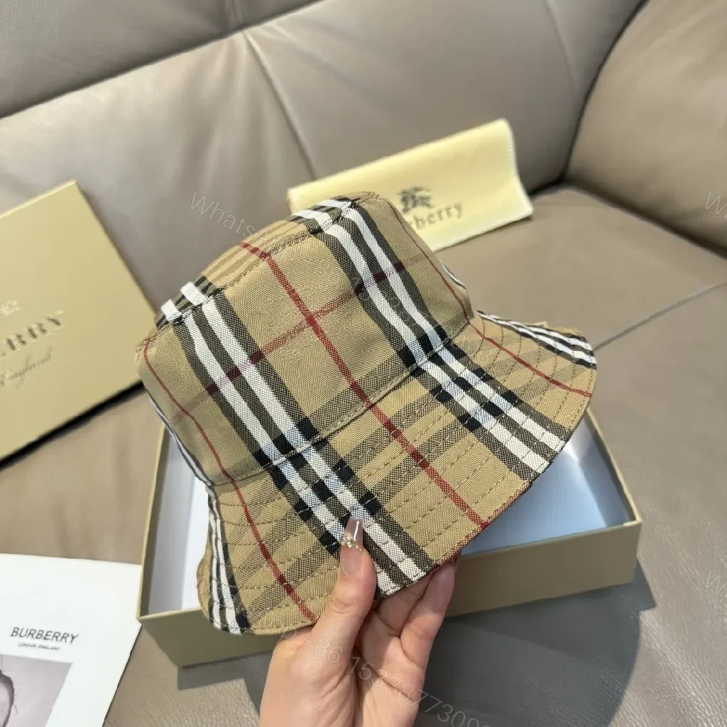 View 3 of Chic Plaid Bucket Hat - Structured, Durable, One-Size