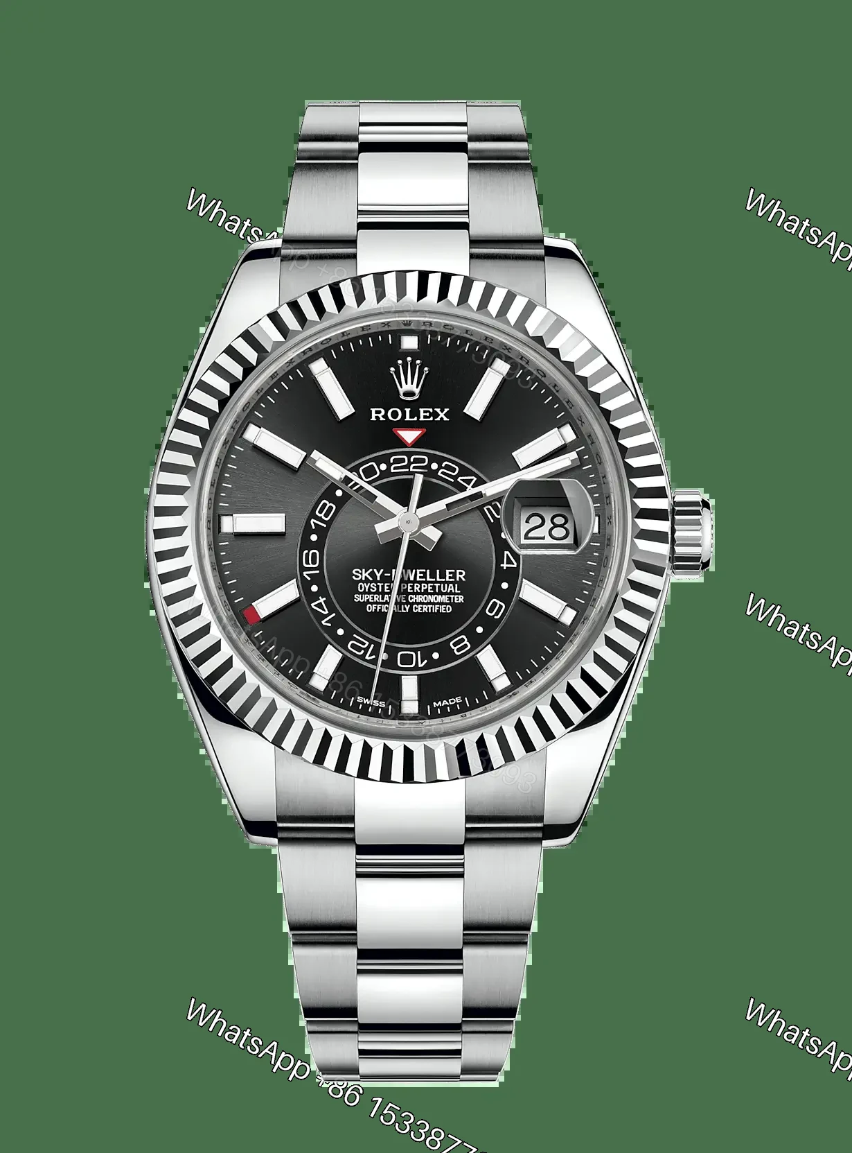 Rolex Sky-Dweller 42mm Black Dial Stainless Steel 326934 — view 1