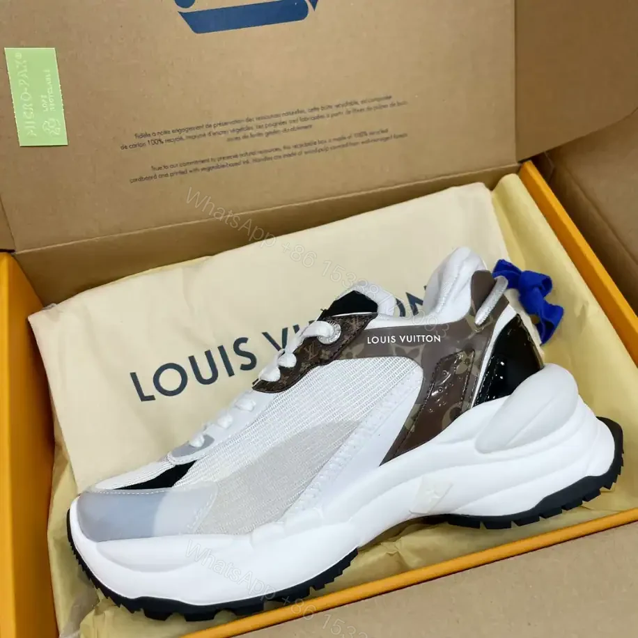 View 2 of LOUIS VUITTON RUN 55 SNEAKERS IN WHITE – LSVT362