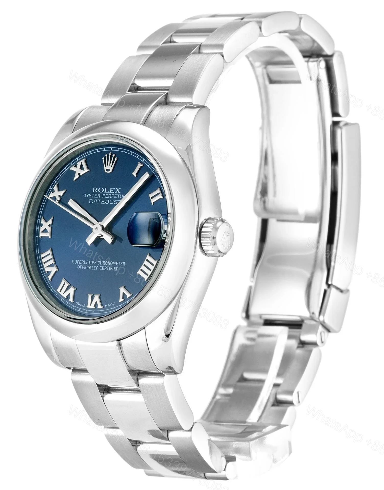 View 2 of Replica Rolex Lady-Datejust Blue Dial 178240 Oyster 31 mm