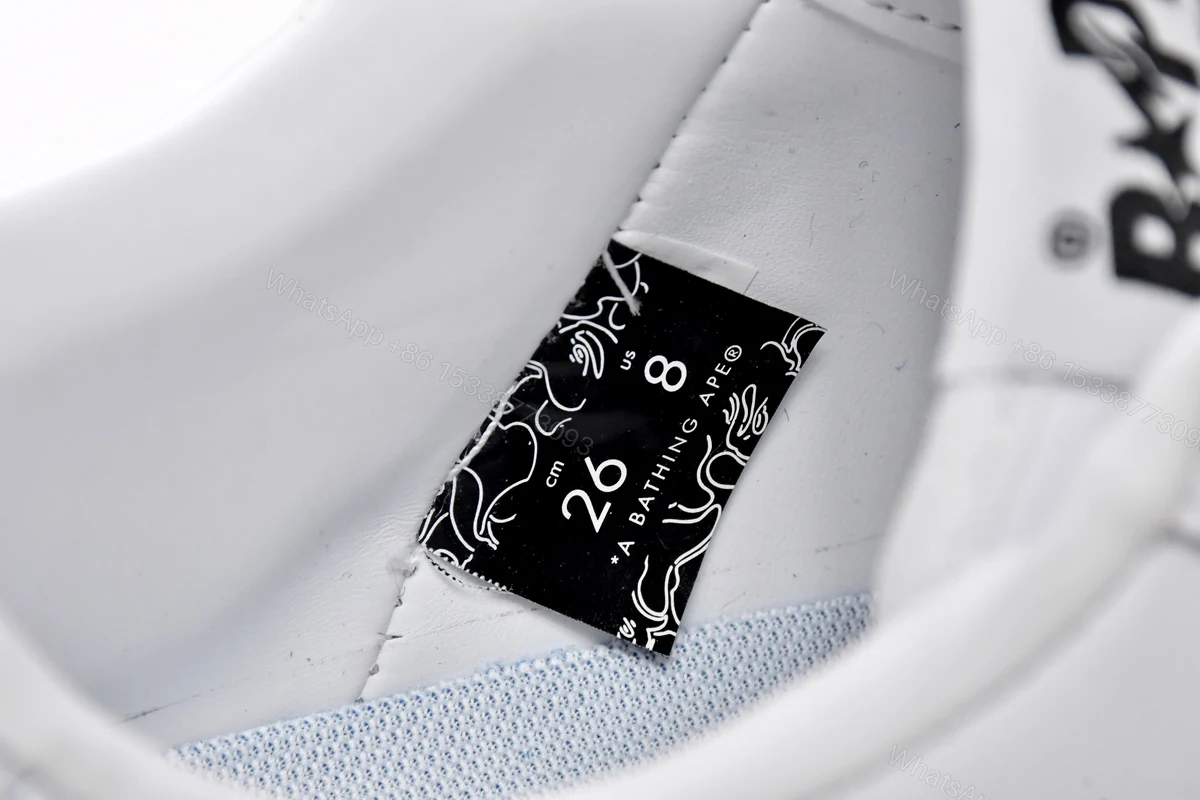 View 8 of Cheap Reps BapeSta Low White
