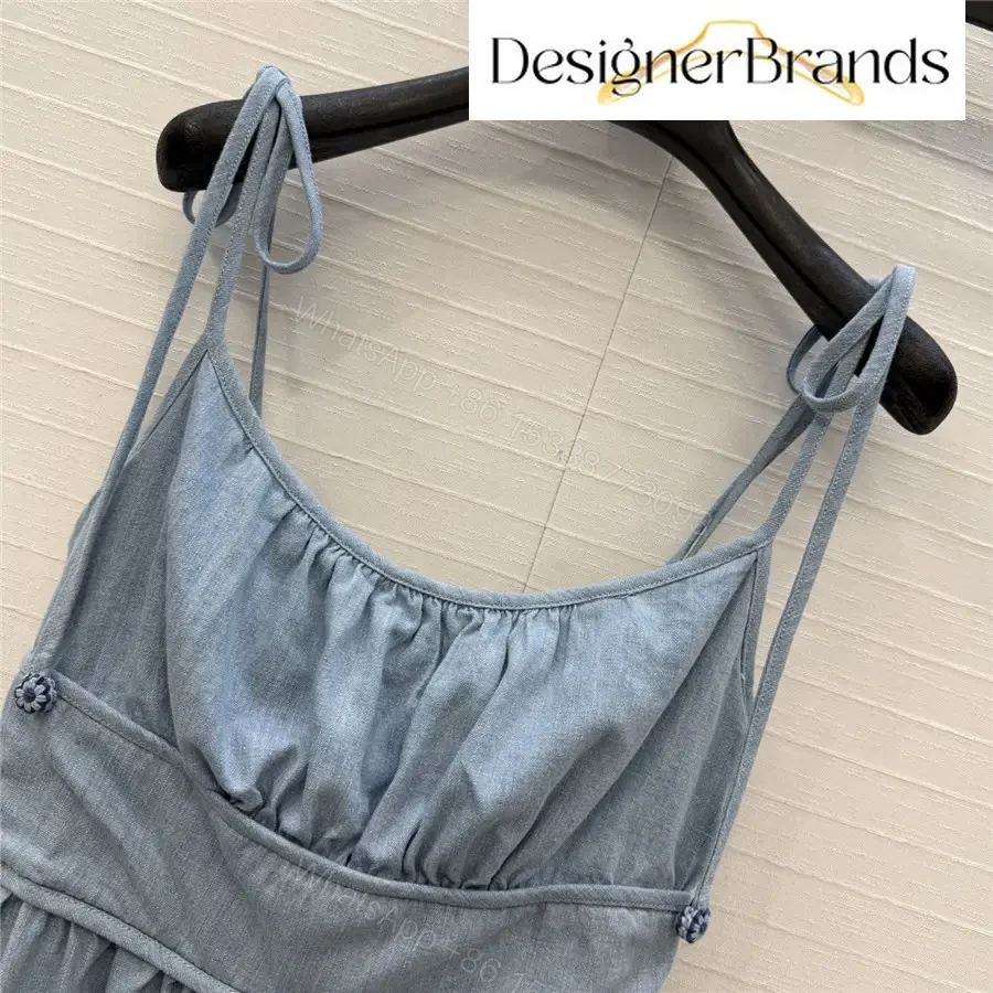 View 4 of Zimmermann Mahon Cutout Embroidered Denim Midi Dress
