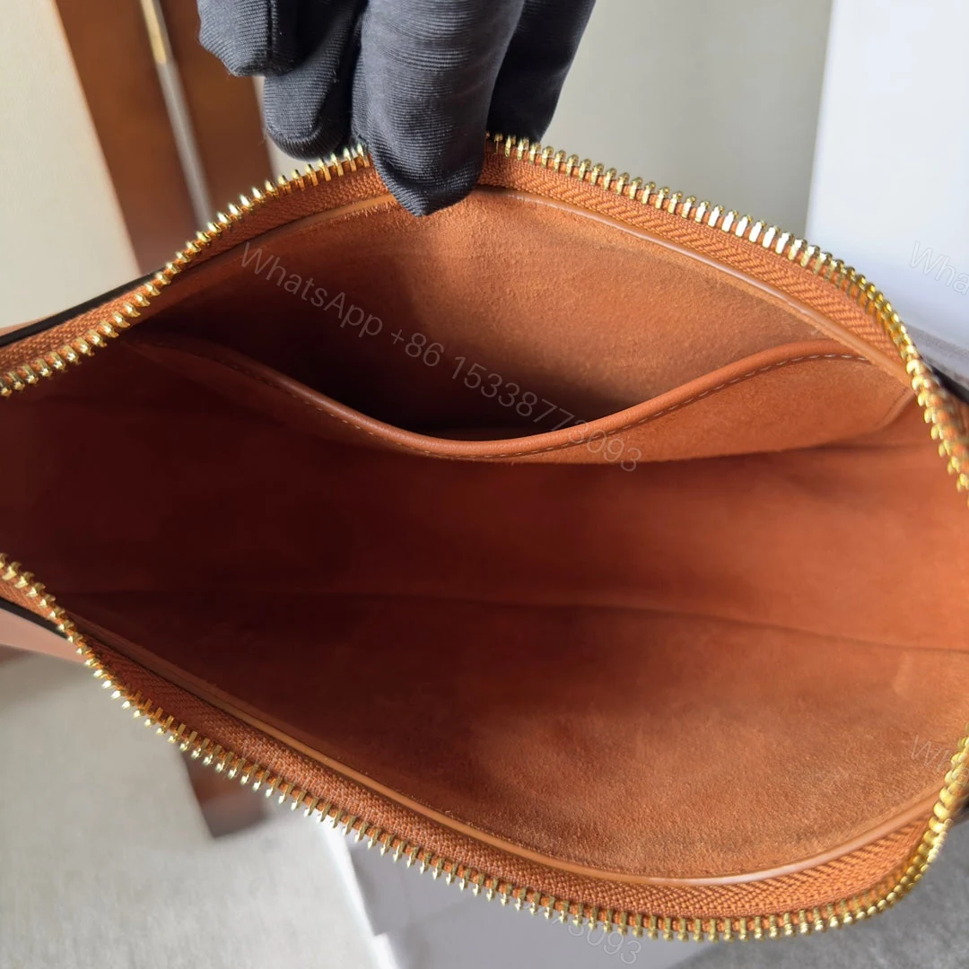 View 2 of CELINE AVA TRIOMPHE SOFT BAG IN SMOOTH CALFSKIN TAN
