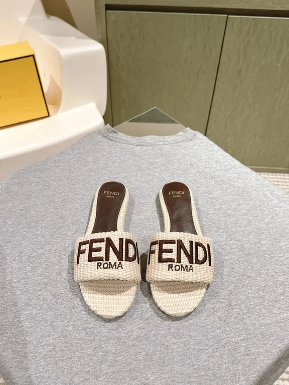 View 9 of Textured Knit Slide â€” Bold Logo, Cushioned Comfort, Luxury Slide