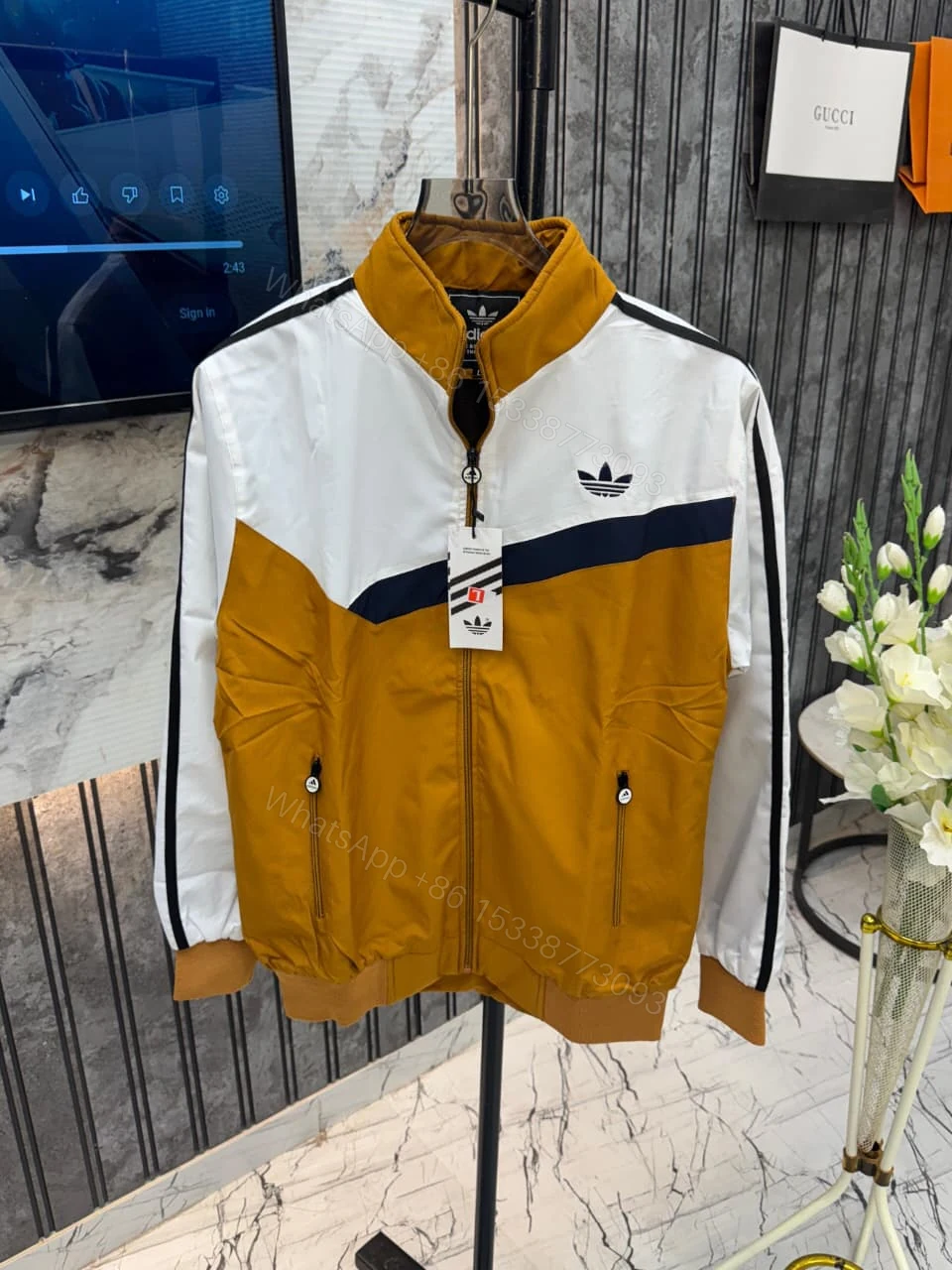 View 2 of FIRST COPY Adidas Imported Very Premium Windbreaker Jacket