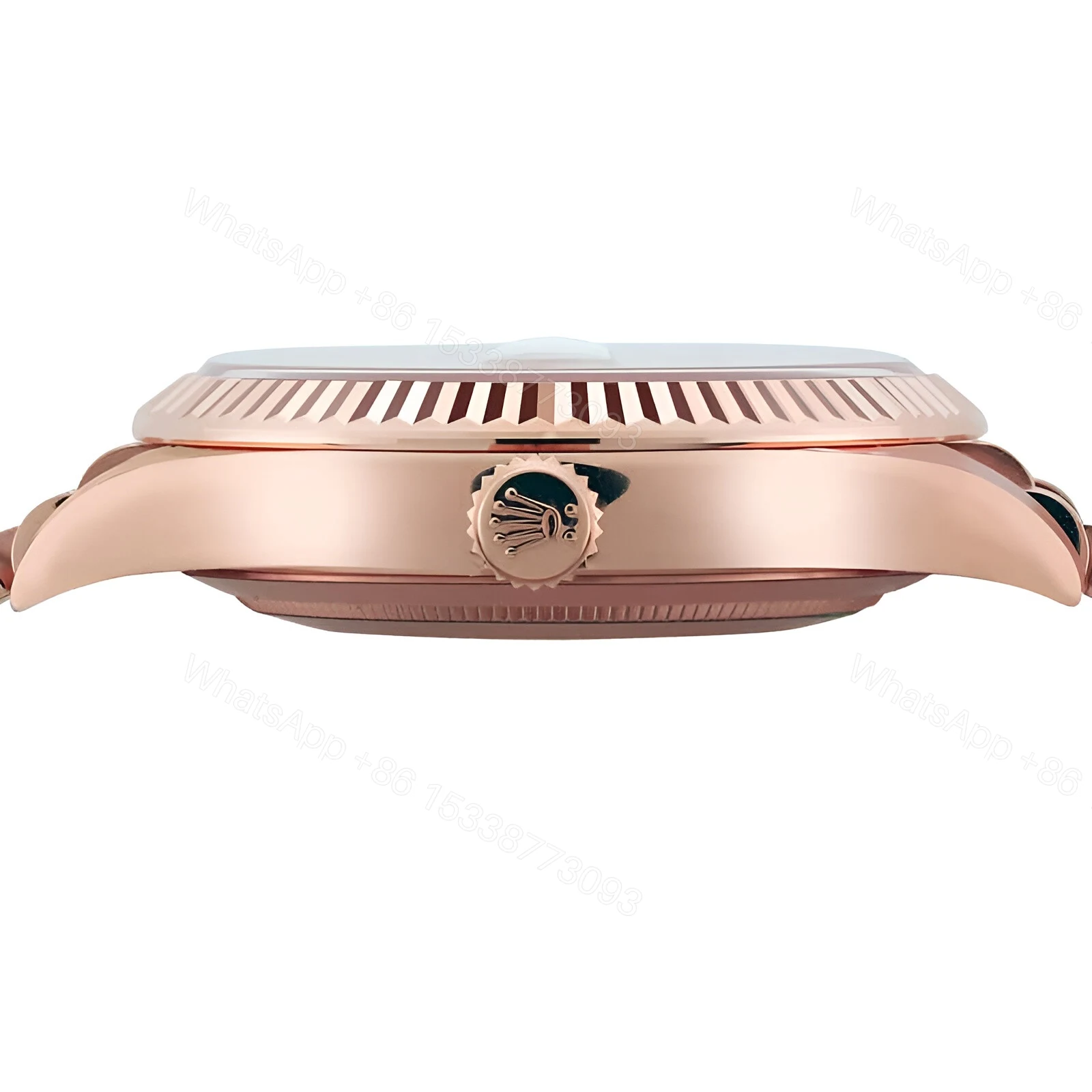 View 2 of Rolex Day Date 228235 Rose Gold Chocolate Roman Dial Replica