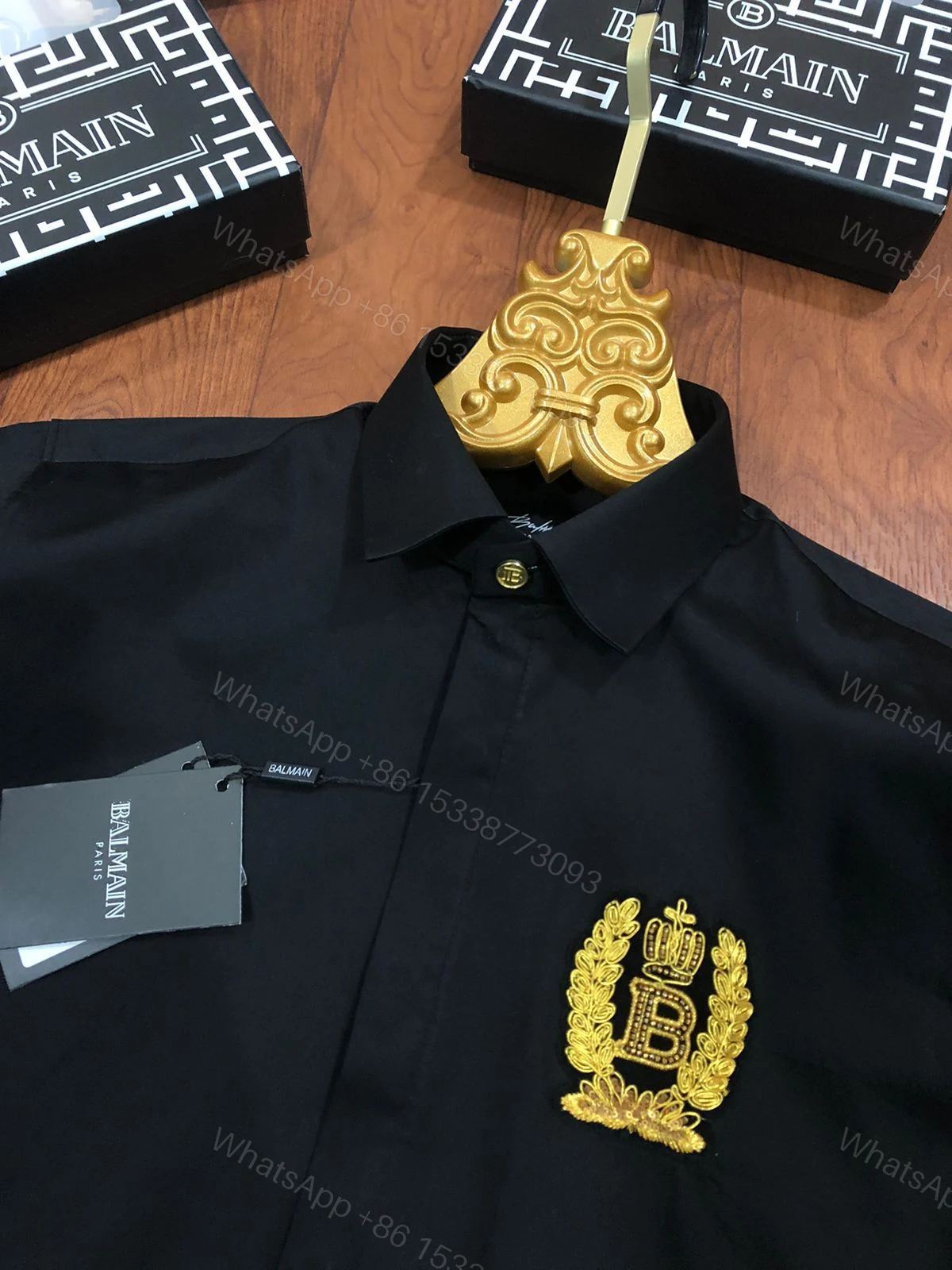 View 9 of First Copy Balmain Paris Club Wear Shirts for Men