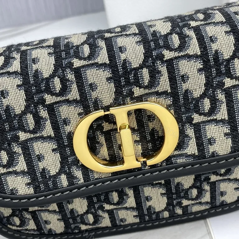View 8 of Chic Dior Monogram Crossbody with Gold Hardware