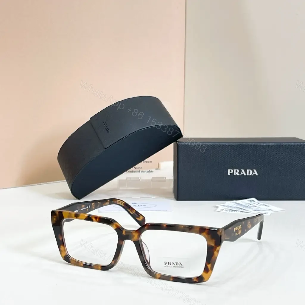 View 4 of Black Rectangle Sunglasses, Prada, Thick Frame, Gradient Lenses, Oversized Sunnies