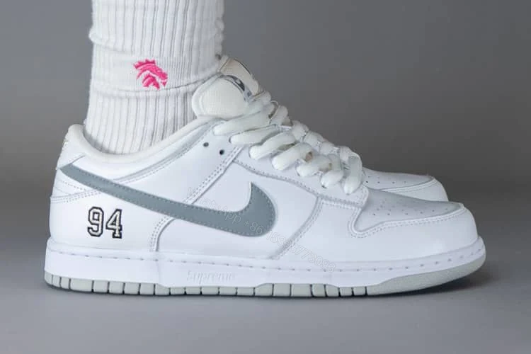 View 3 of FIRST COPY NIKE SB DUNK SUPREME 84 OG GREY FOR MEN