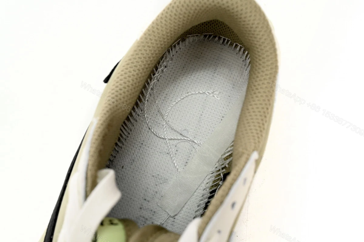 View 4 of Travis Scott x Air Jordan 1 Low Golf “Olive” FZ3124-200