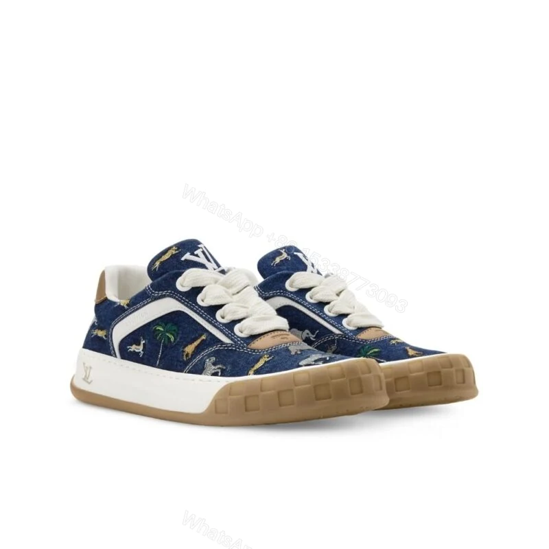 View 10 of Louis Vuitton LV The Darjeeling Limited LV Tilted Sneaker Blue 1AJTLH