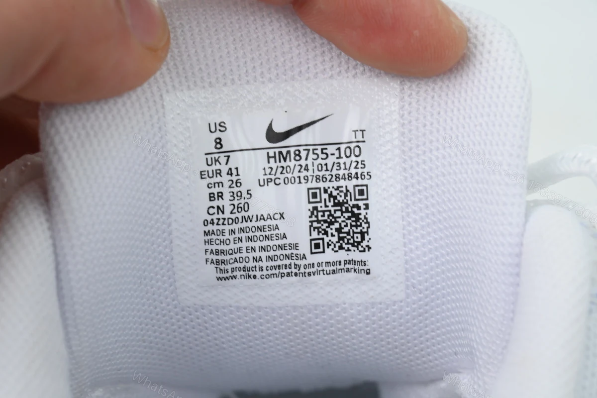 View 2 of Nike Air Max 95 OG All White HM8755-100