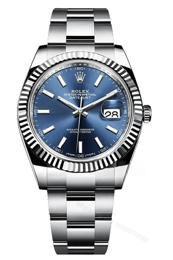 Rolex Datejust M126334-0001 1:1 Replica Blue Dial Oyster 41MM 3235 Movement Super Clone Watch — view 1
