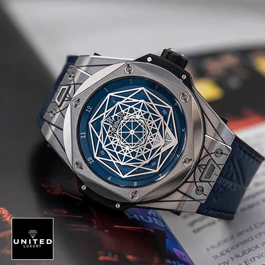 View 4 of Hublot Titanium Watch Replica