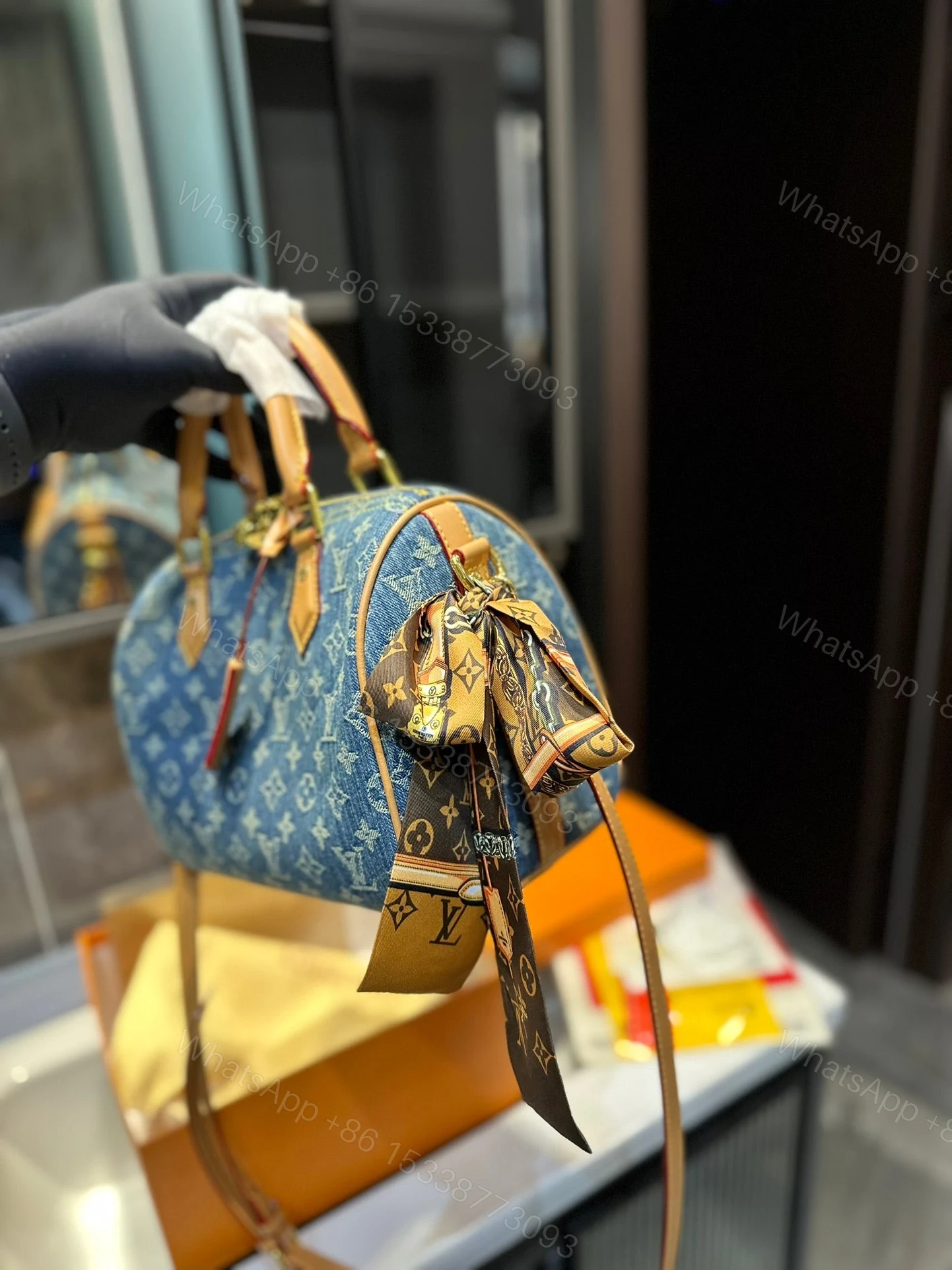 View 2 of LV Denim Speedy