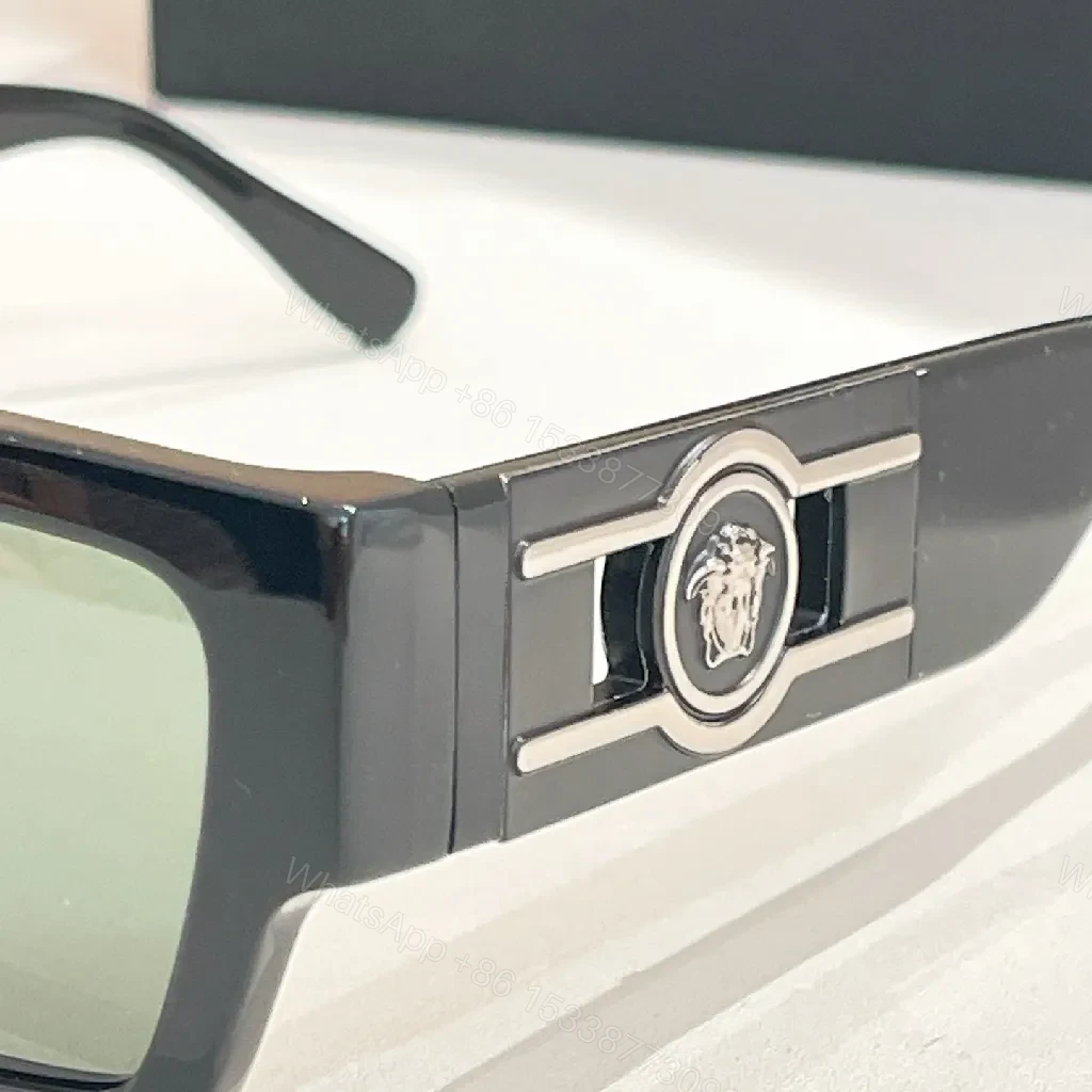 View 9 of Bold Gradient Lens Sunglasses - Blocky Frame, Ultra Luxe