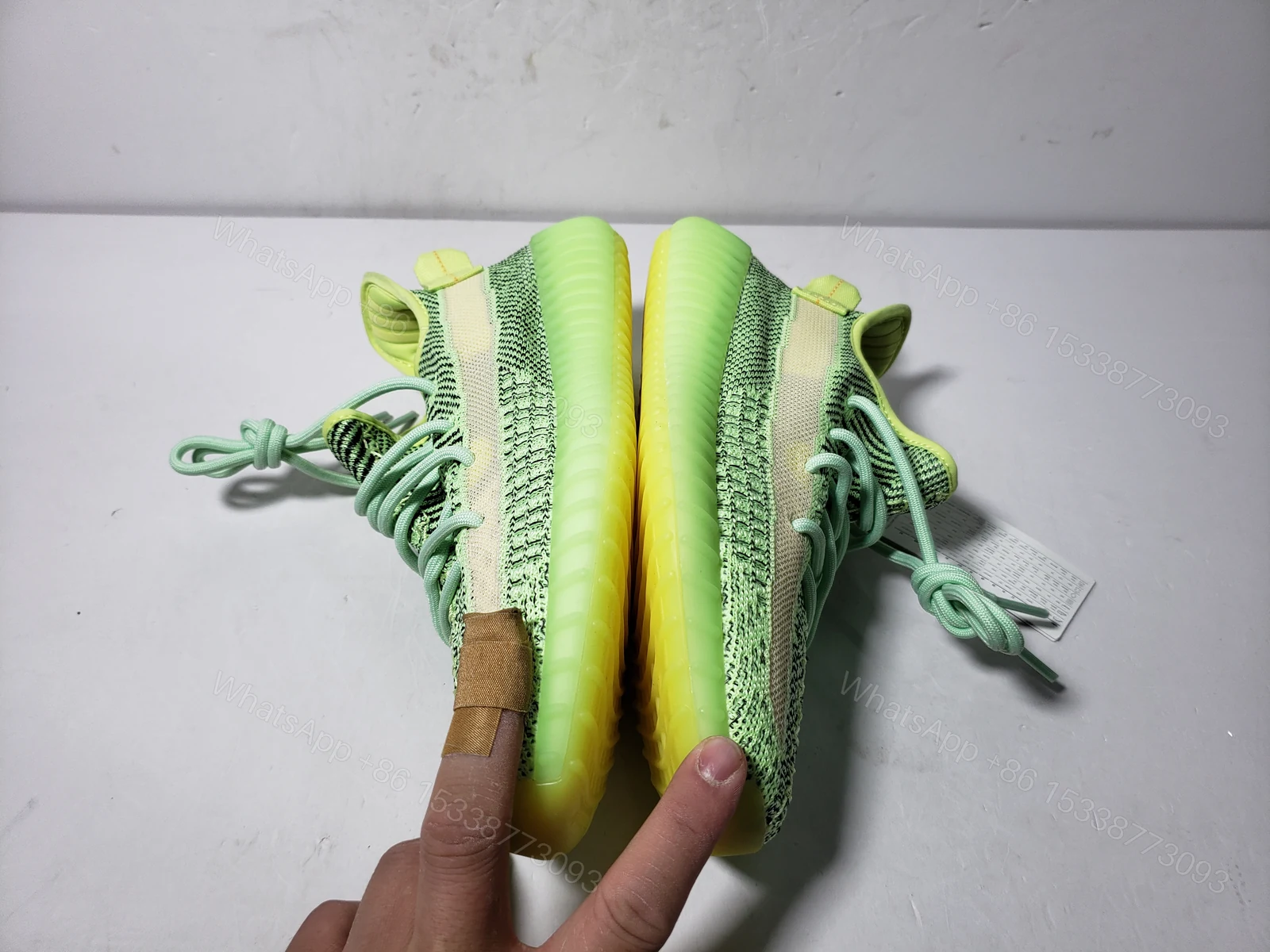 View 3 of adidas Yeezy Boost 350 V2 Semi Frozen Yellow Reps B37572