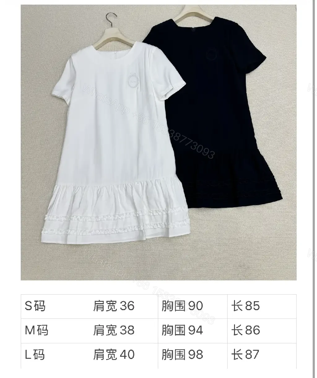 View 7 of Chic Black Dress with Subtle Couture Detailing - All-Day Wear