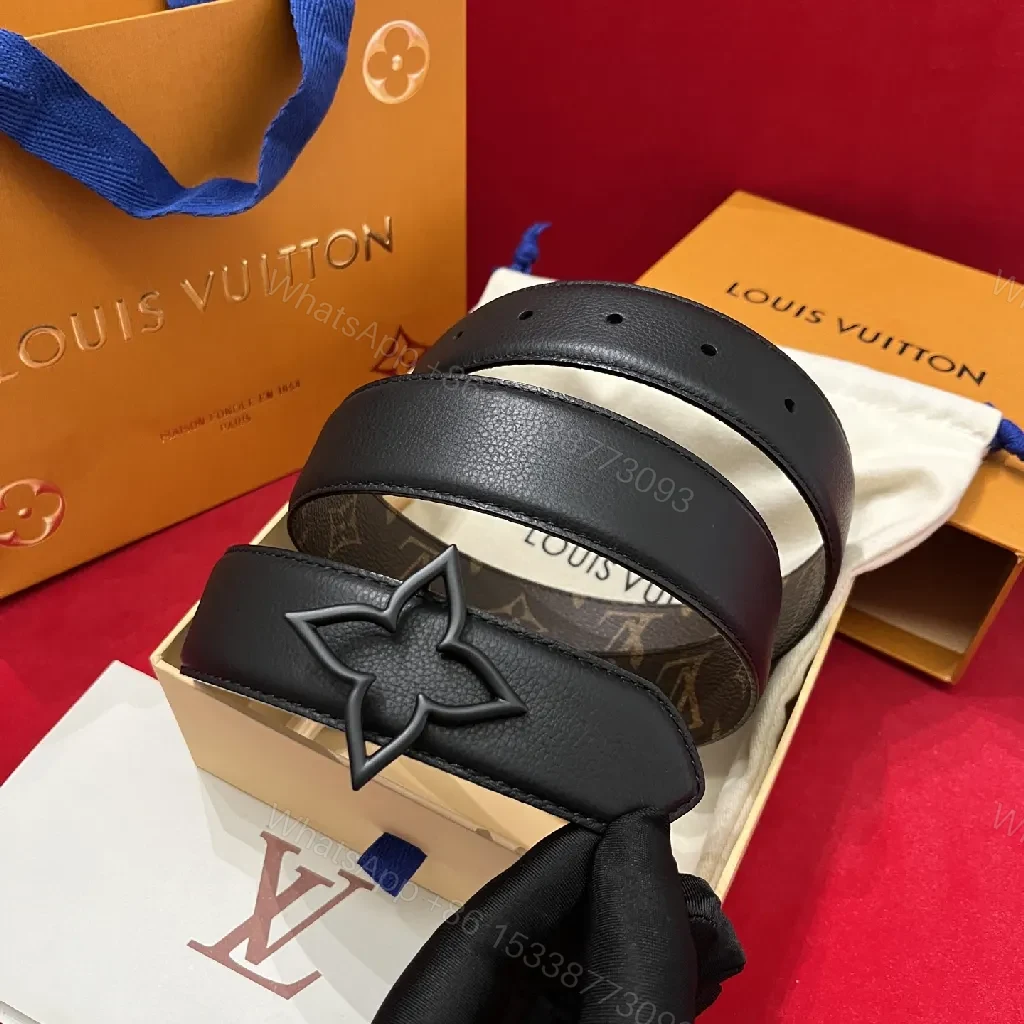 View 4 of Monogram Canvas Belt - Ultra Luxe, Premium Hardware, Everyday