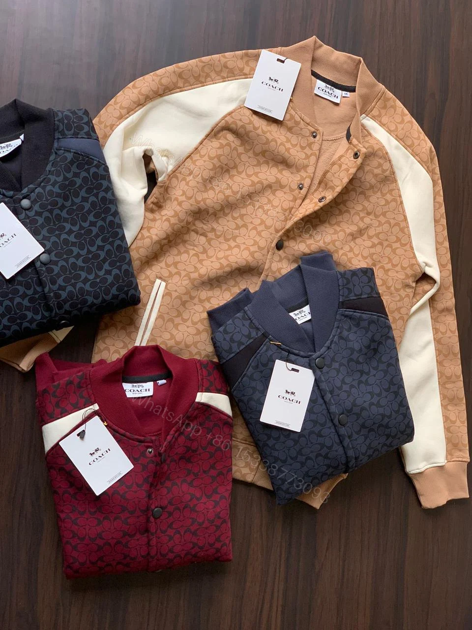 View 7 of FIRST COPY COACH PREMIUM OPEN BUTTONS FLEECE JACKET