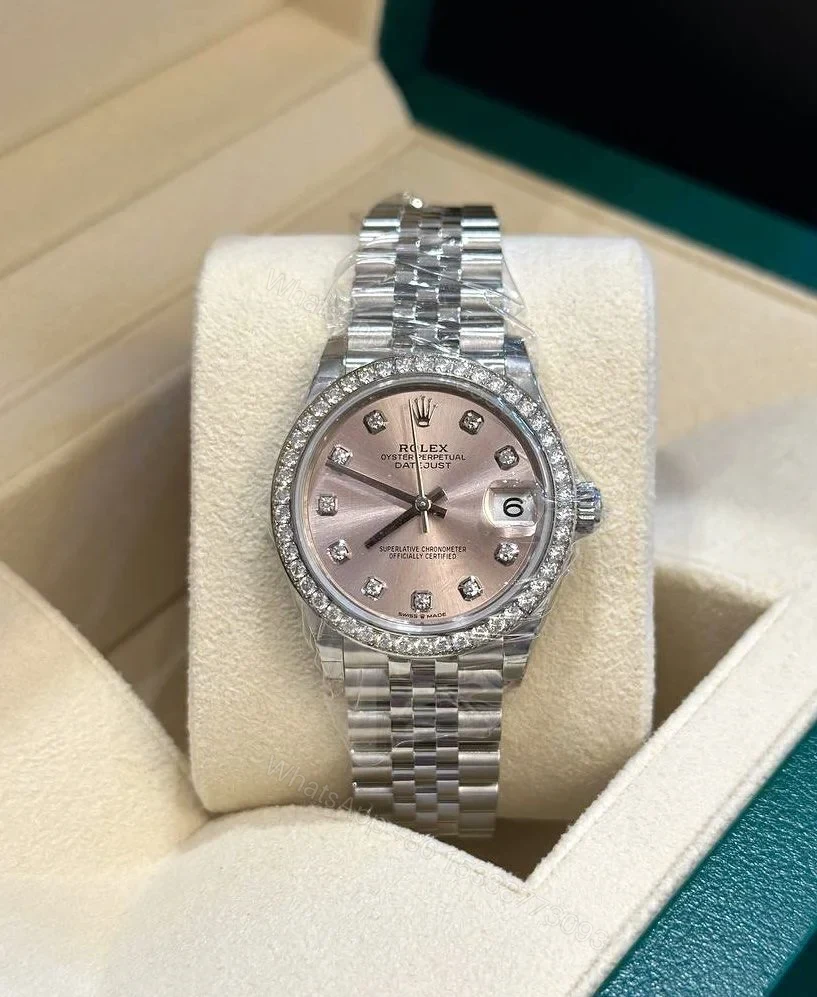 View 2 of Replica Rolex Datejust Pink Dial 278384RBR 31 mm