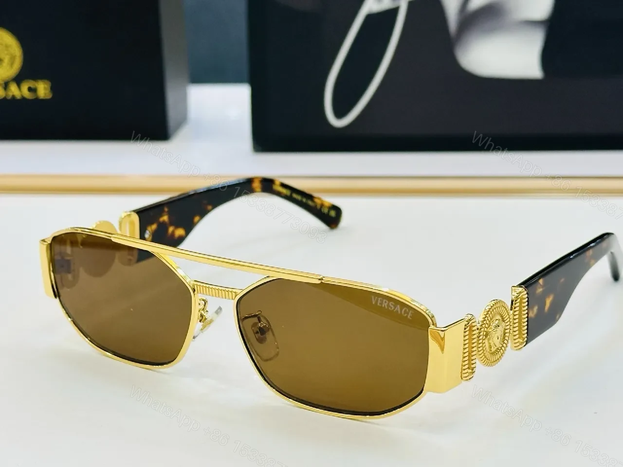 View 7 of Minimalist Metal Sunglasses: Sculpted Temple Detail, Polarized UV Protection