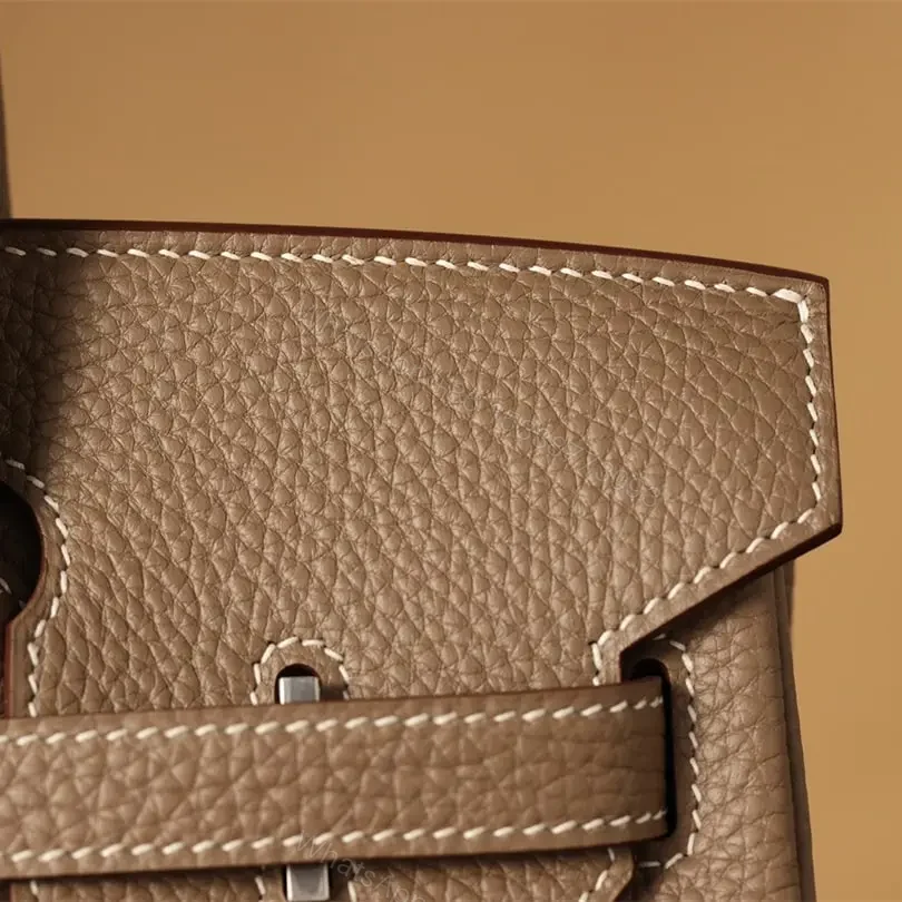 View 10 of 高仿Hermes*Birkin30大象灰銀扣免檢版