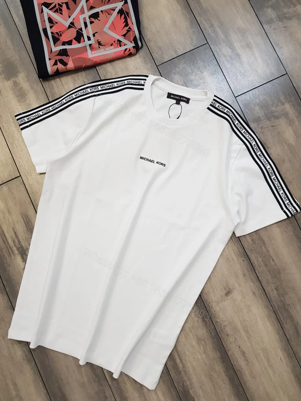 View 8 of FIRST COPY MICHAEL KORS IMPORTED ROUND NECK SUMMER T-SHIRT