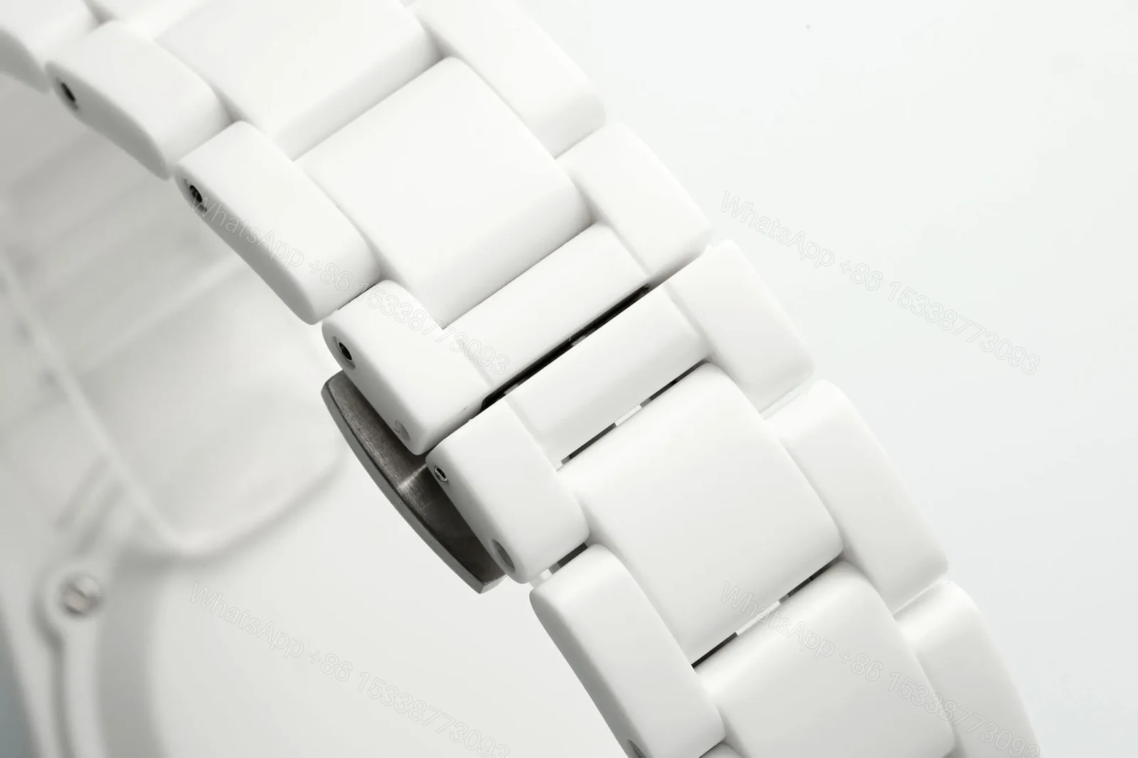 View 9 of JF Factory Clean Factory AET Daytona Ceramic Watch, White & Blue
