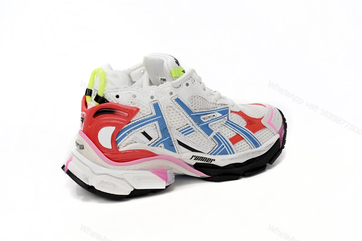 View 7 of Balenciaga Runner White Blue Red 677402 W3RB6 9645