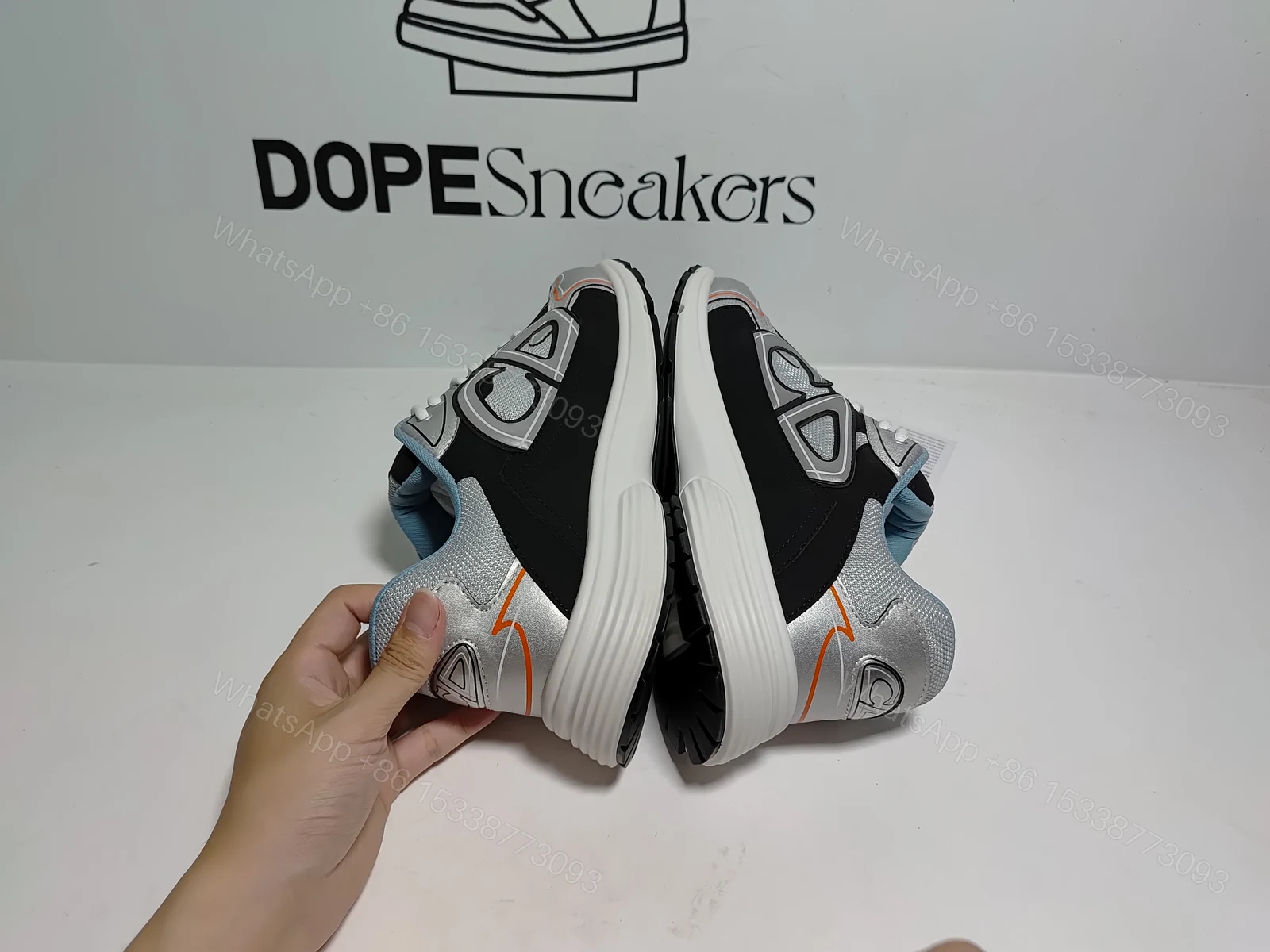 View 9 of Dior B30 Silver Dark Grey 3SN279ZYK_H882