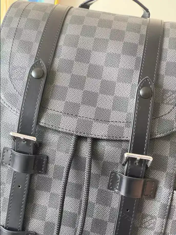 View 9 of LOUIS VUITTON CHRISTOPHER PM DAMIER GRAPHITE CANVAS – LBV389