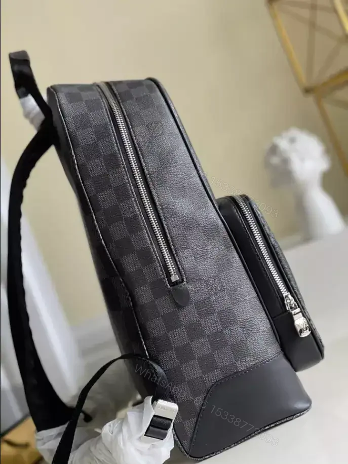 View 5 of LOUIS VUITTON CAMPUS BACKPACK DAMIER GRAPHITE CANVAS – LBV385