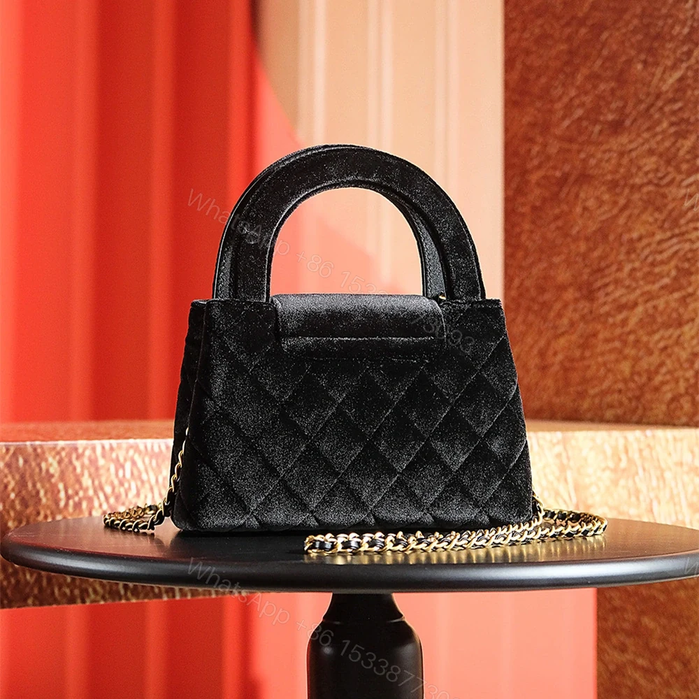 View 2 of 高仿Chanel*24A系列AS4416絲絨Mini斜挎包免檢版