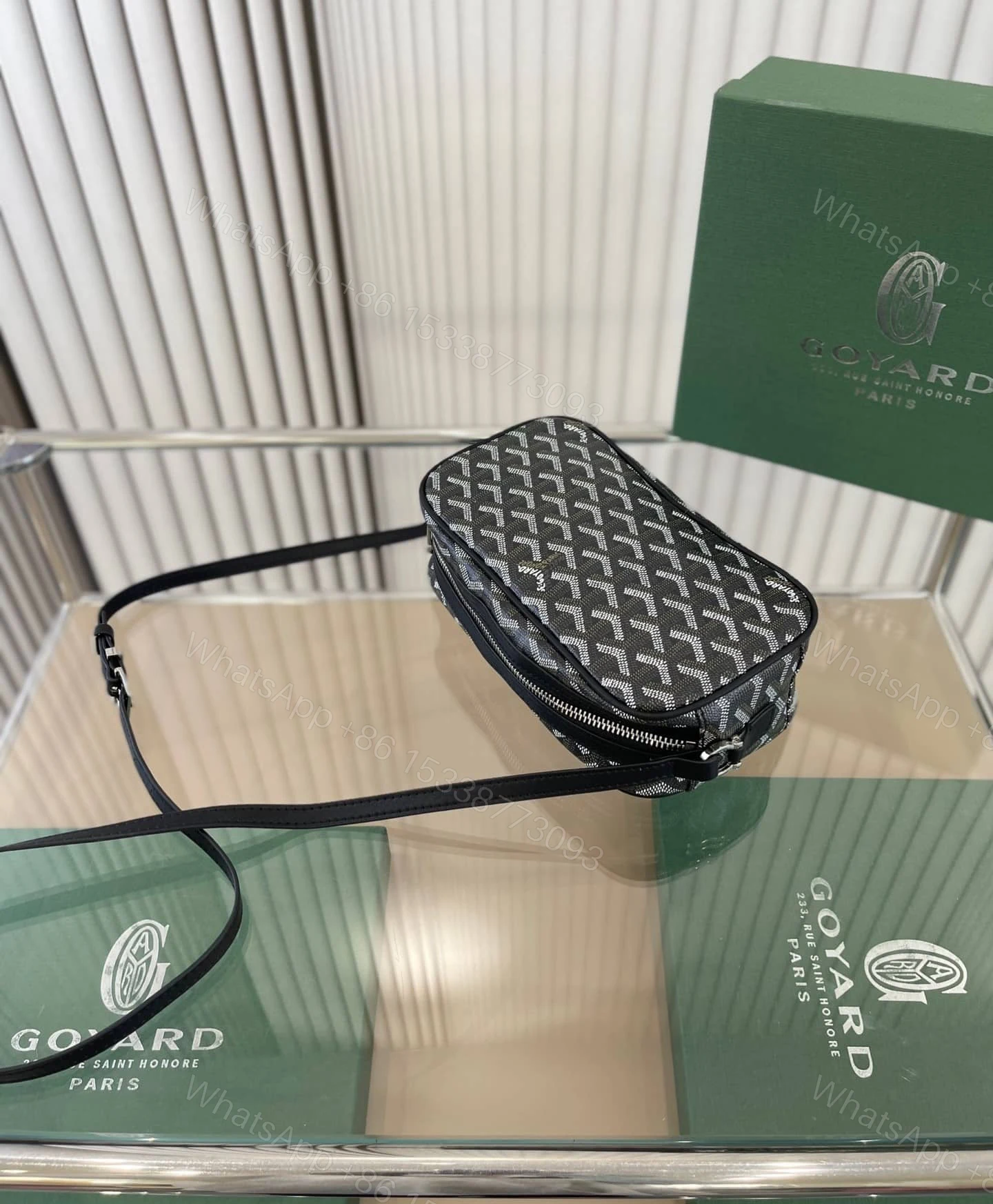 View 4 of GOYARD CAP VERT PM BAG BLACK 22CM CAPVE2PMLTY01CL01P