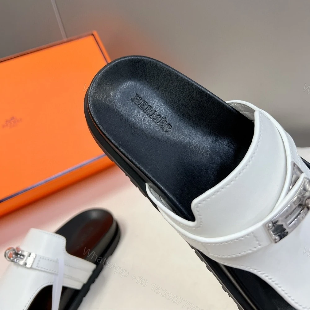 View 7 of HERMES EMPIRE SANDAL BLANC H221074Z 90350