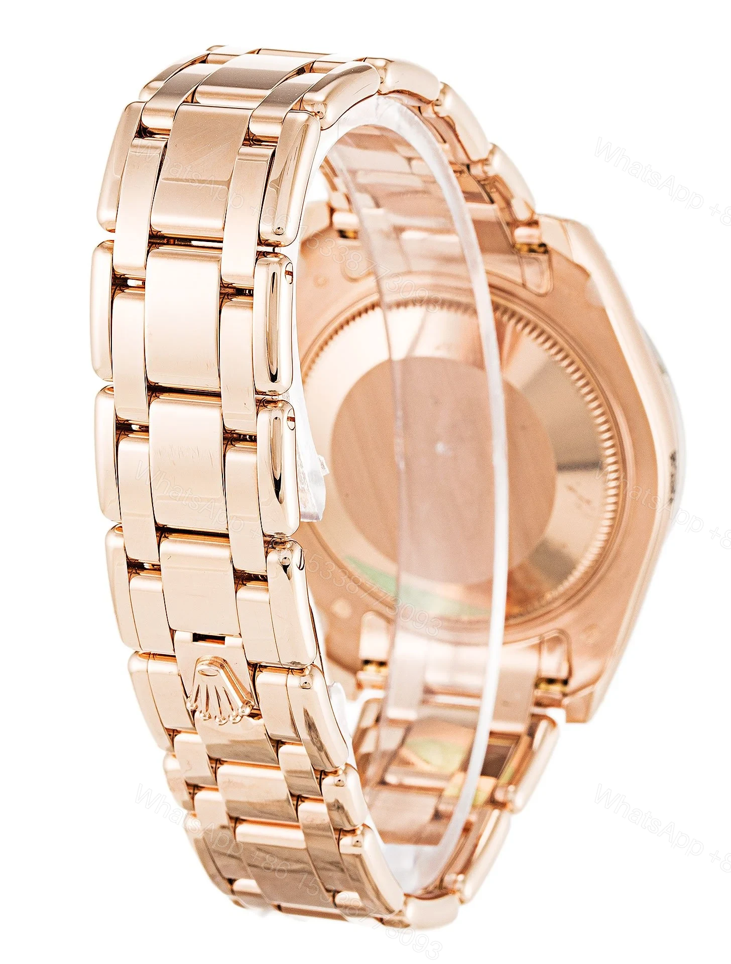 View 4 of Replica Rolex Pearlmaster Mother of Pearl Dial 81285