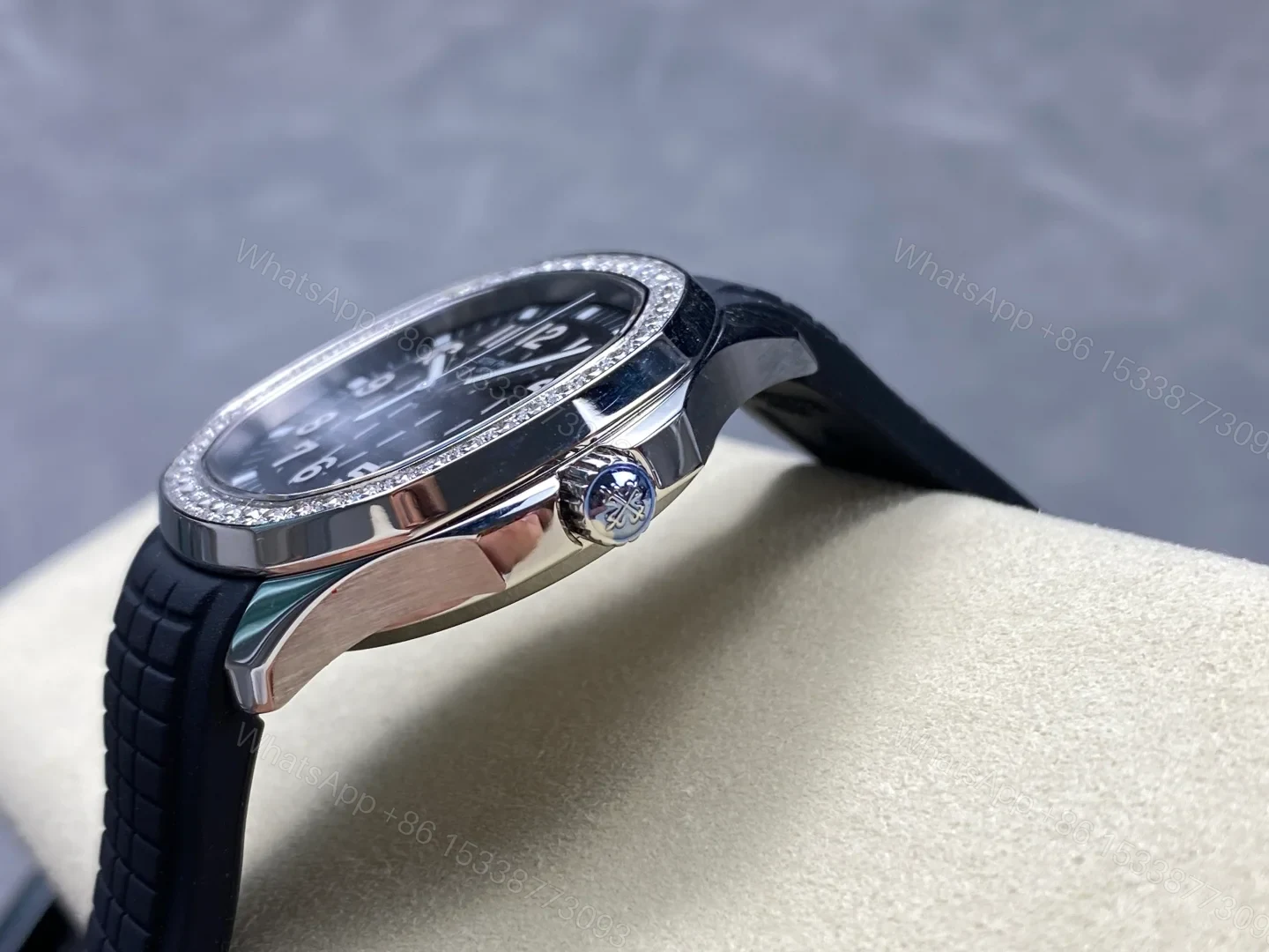 View 6 of Patek Philippe Aquanaut Luce Quartz Stainless Steel Black 5267/200A-001