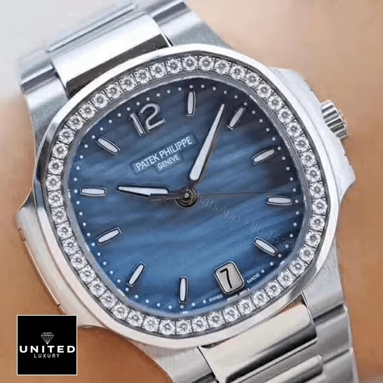 View 7 of Patek Philippe Nautilus Ladies 7018/1A Replica
