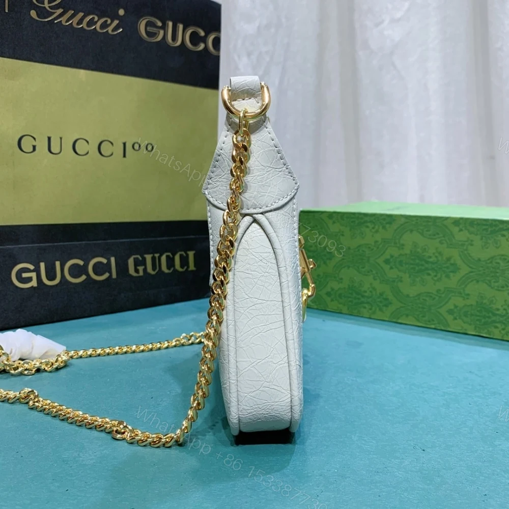View 4 of Gucci Jackie Notte Mini Bag Ivory 19Cm
