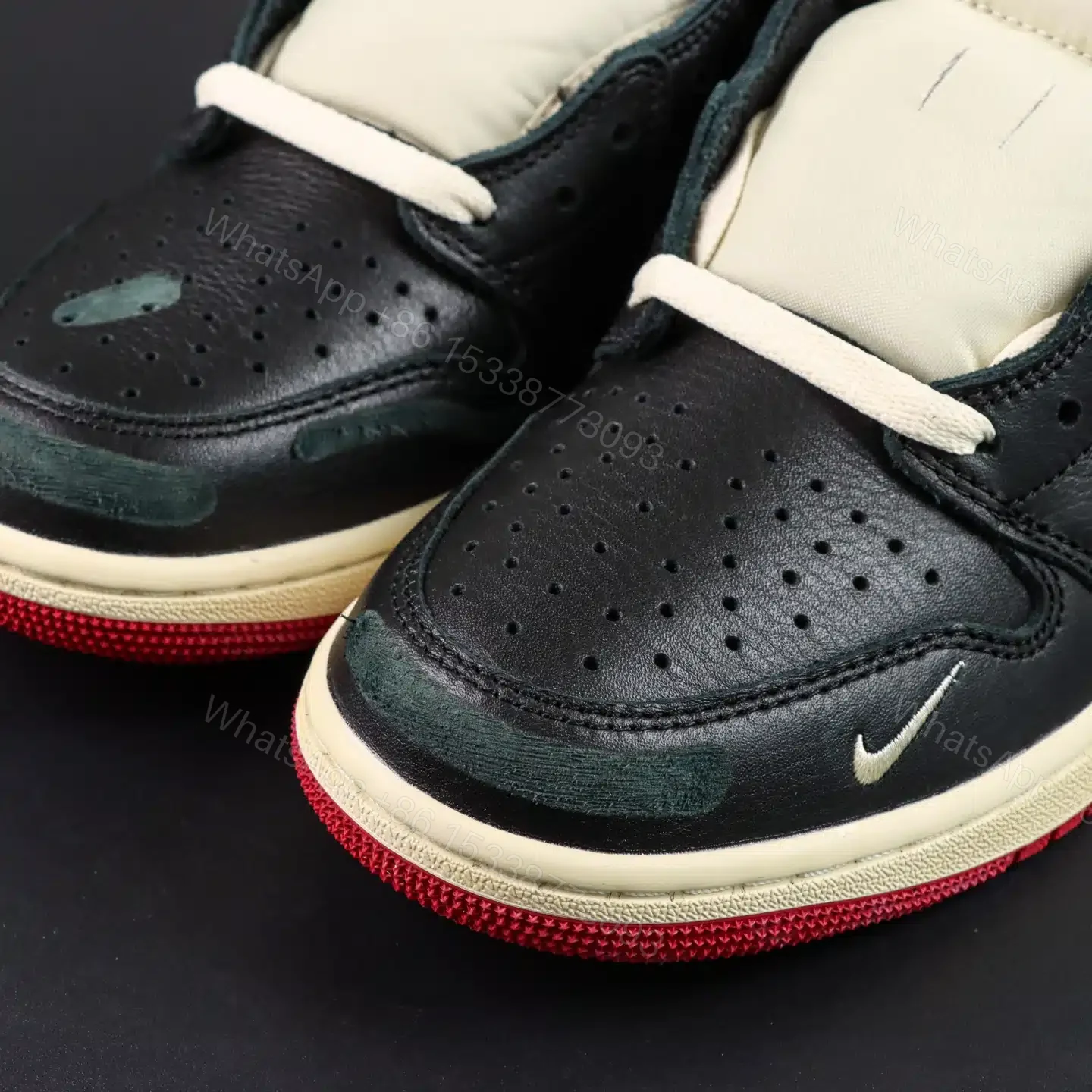 View 4 of Nigel Sylvester x Air Jordan 1 Low OG Nitro “Better With Time” Reps