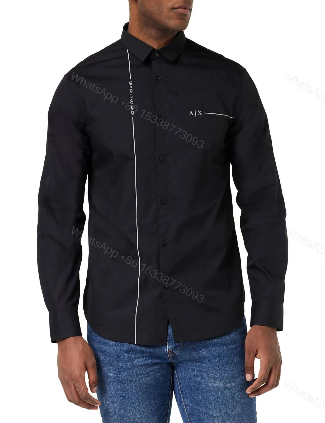 BUY FIRST COPY ARMANI EXCHANGE SUMMER SHIRTS FOR MEN — view 1