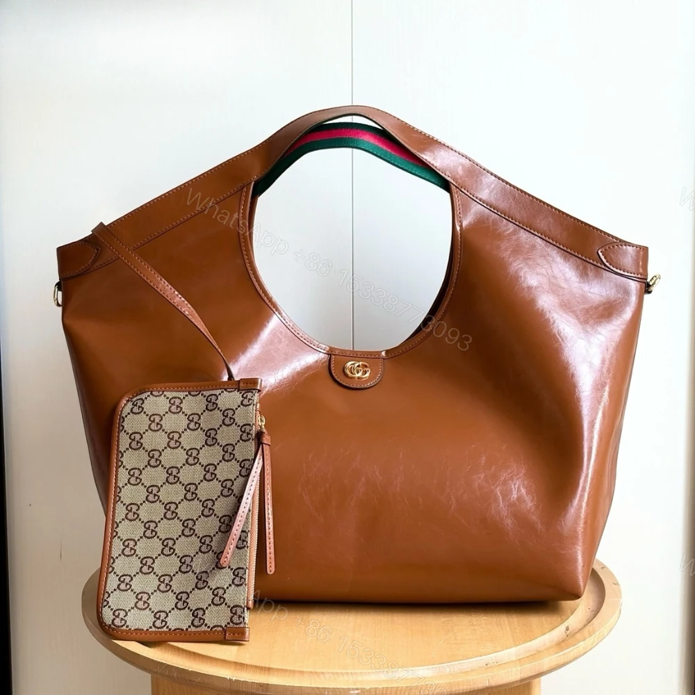 View 2 of Gucci Giglio Large Tote Bag Dark Brown 60Cm