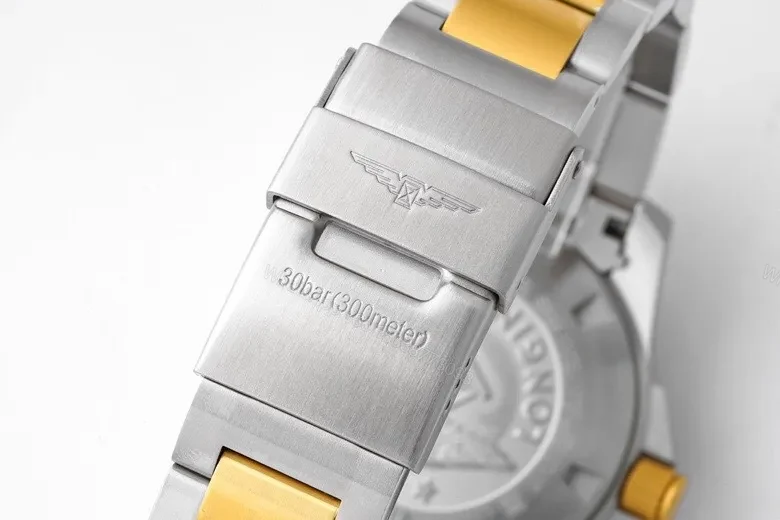 View 7 of Longines Conquest Stainless Steel and Gold Automatic Watch