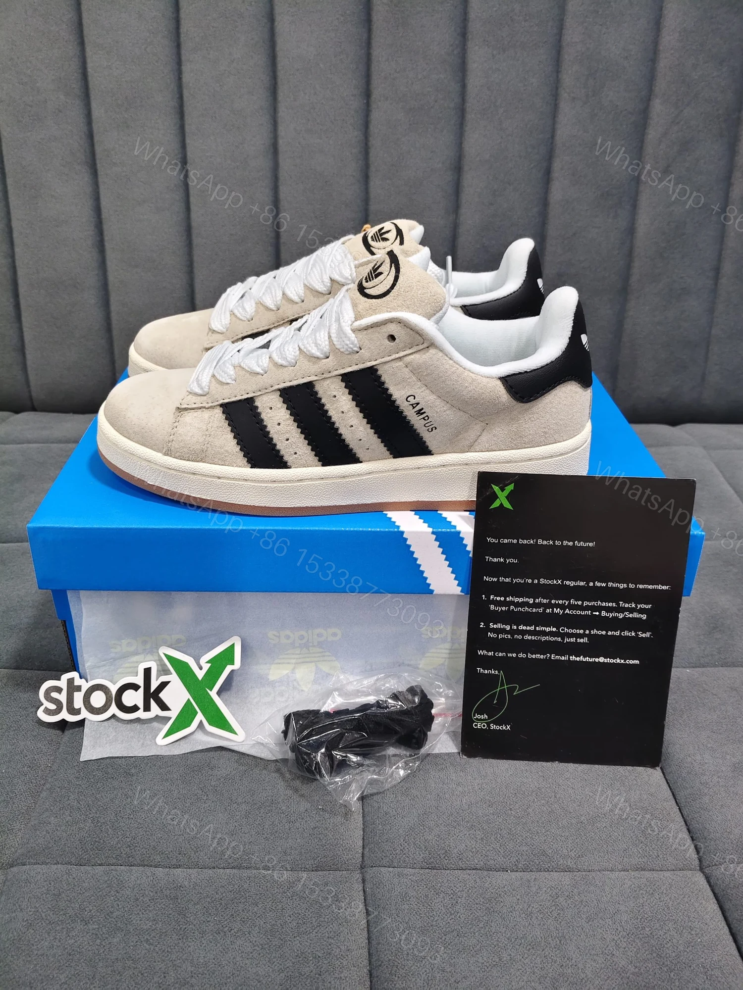 FIRST COPY ADIDAS CAMPUS BIEGE — view 1
