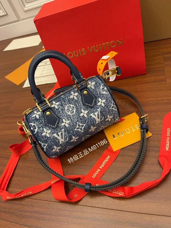 Denim Monogram Satchel: City-Ready Luxe Bag — view 1
