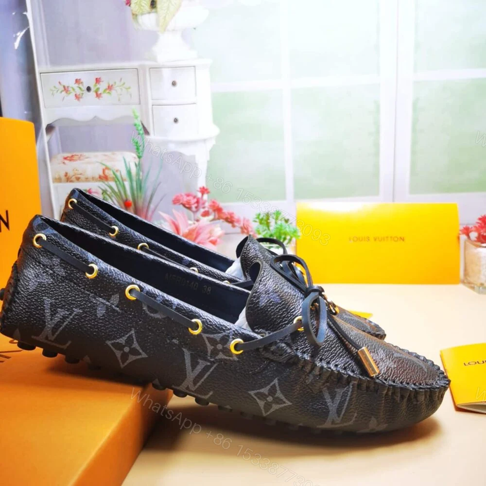 View 5 of Louis Vuitton Gloria Loafers Monogram Black